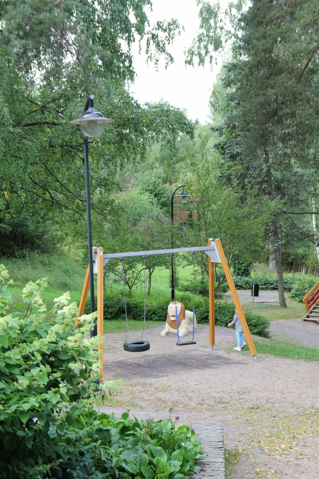 Näkymä Leijonapuistosta