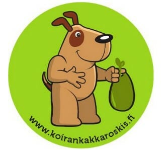 Koirankakkaroskis tarra